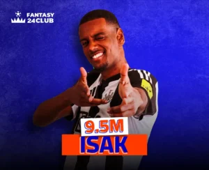 ألكساندر إيزاك في فانتزي الدوري الانجليزي مع سعره في فانتزي m 9.5