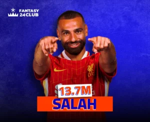 محمد صلاح في فانتزي البريميرليغ مع سعره m 13.7