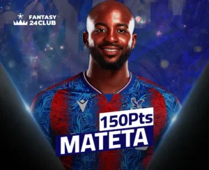 جان-فيليب ماتيتا (كريستال بالاس) في تصميم Fantasy 24Club، يبرز 150 نقطة. لكرة القدم الخيالية.