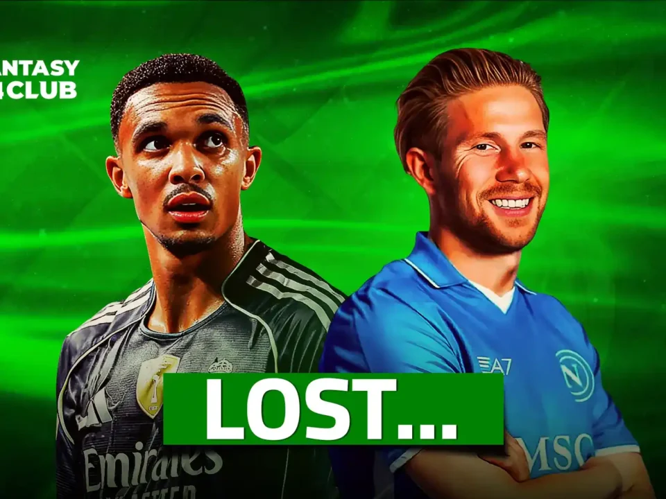 بانر لـ Fantasy 24 Club يظهر فيها لاعبين من ريال مدريد ونابولي، مع كلمة "LOST..."، إشارة لغياب لاعبين عن فانتازي الدوري الإنجليزي الموسم القادم.