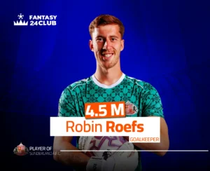 روبن رويفس، حارس مرمى سندرلاند، سعره 4.5 مليون في لعبة فانتازي الدوري الإنجليزي – Fantasy 24 Club.