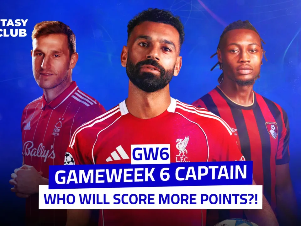 Top captain picks for Fantasy 24Club Gameweek 6: Salah, Nottingham Forest & Bournemouth players — who will score more points?