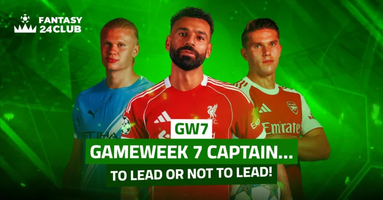 Three Football Stars: Haaland (Manchester City), Salah (Liverpool), and Saka (Arsenal) Captain GW7 – Lead the Table or Fall Behind