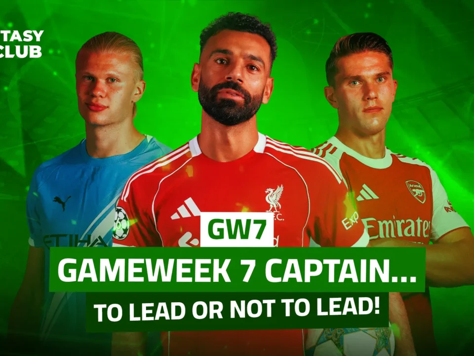 Three Football Stars: Haaland (Manchester City), Salah (Liverpool), and Saka (Arsenal) Captain GW7 – Lead the Table or Fall Behind