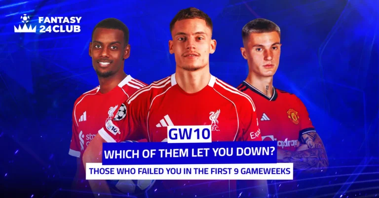 Cover for an analytical piece about Fantasy Premier League (FPL), specifically focusing on tips for Gameweek 10 (GW10).