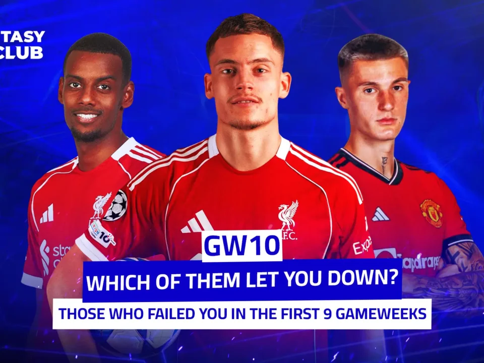 Cover for an analytical piece about Fantasy Premier League (FPL), specifically focusing on tips for Gameweek 10 (GW10).