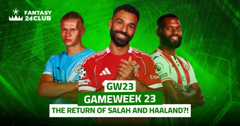 GW-23 English Premier League: Salah and Haaland – Top Captain Picks! “Is Salah and Haaland Back?”