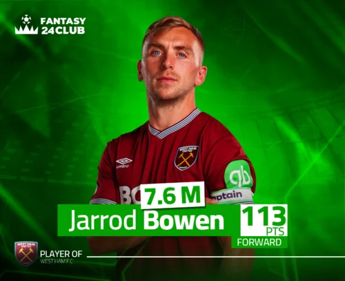نقاط بوين فانتازي البالغة 113 نقطة وسعره 7.6 مليون كمهاجم في نادي وست هام يونايتد حسب إحصائيات Fantasy